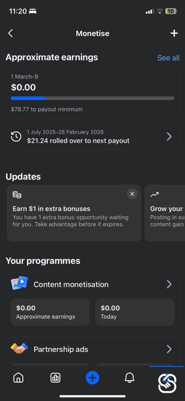 CM APPROVE FACEBOOK PAGE. 24$ IN BALANCE